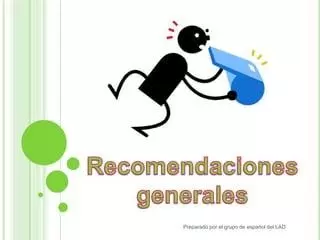 Recomendaciones para el manejo de síntomas gastrointestinales
