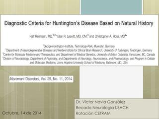 Pasos clave para mejorar el diagnóstico temprano de la Corea de Huntington en hogares geriátricos