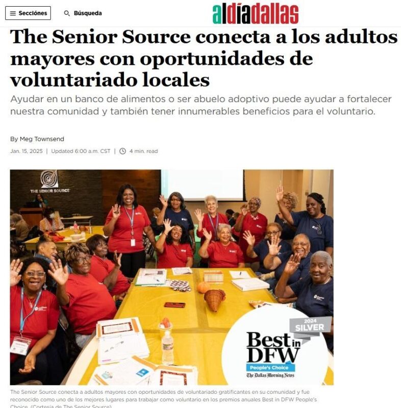 «Voluntariado senior: cómo los residentes de Sonríe a la Vida siguen contribuyendo a la sociedad»